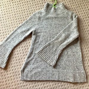Grey Mockneck Sweater